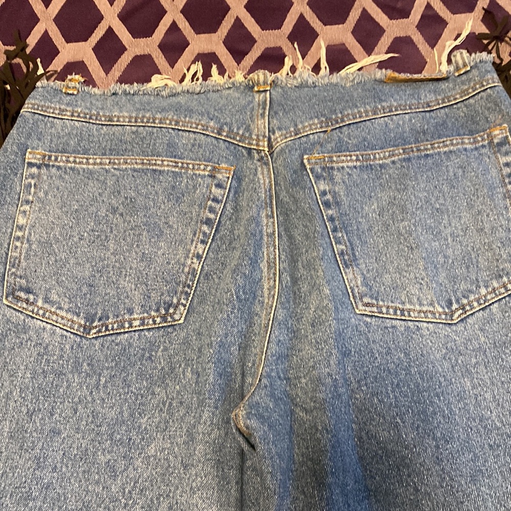VTG 00’s FRINGE biker jeans coastal cowgirl sz 12? - Picture 5 of 6